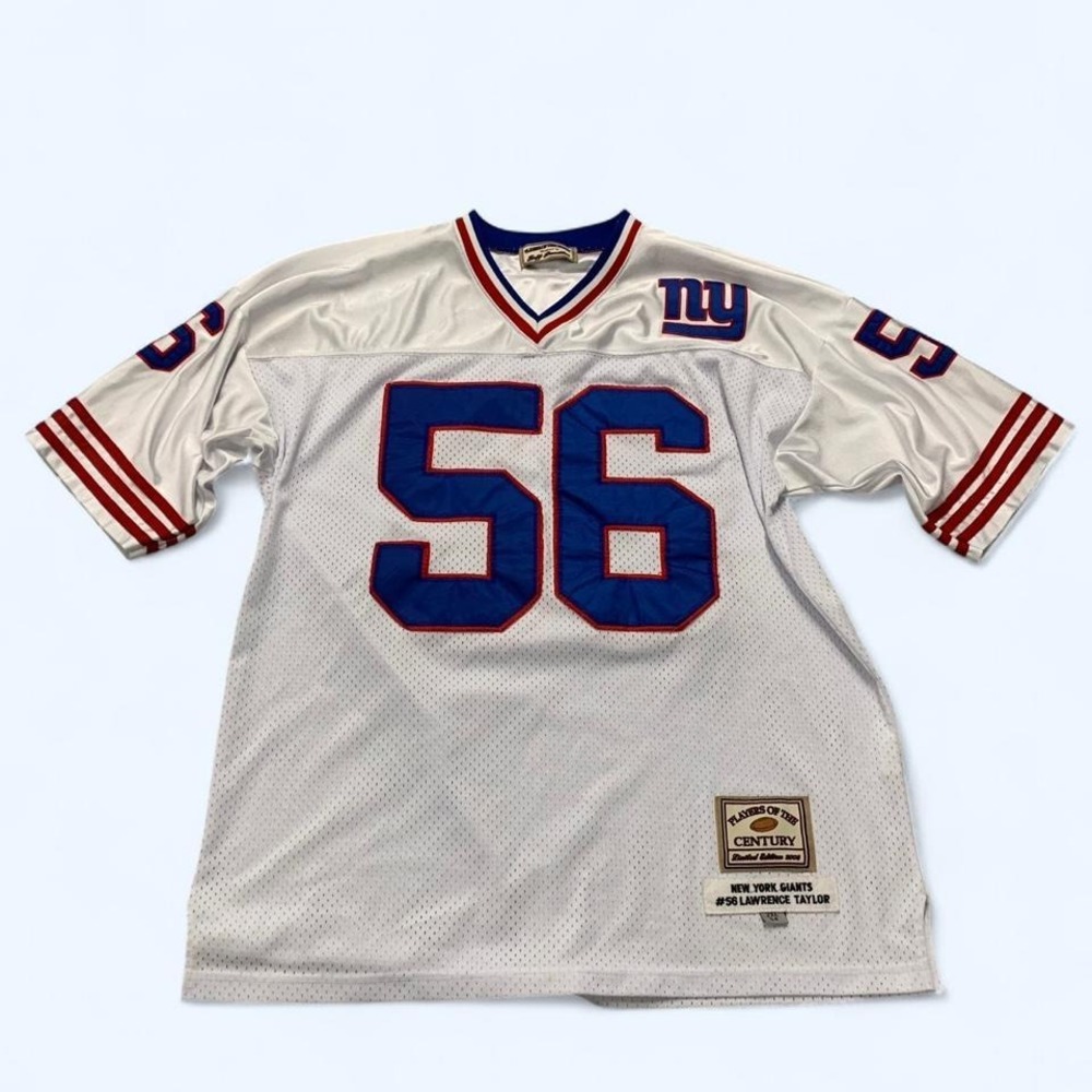 Vintage 2004 Lawrence Taylor Giants 56 Players of the Century Jersey - 2XL
